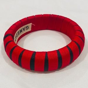 Game Day Red & Black Bangle